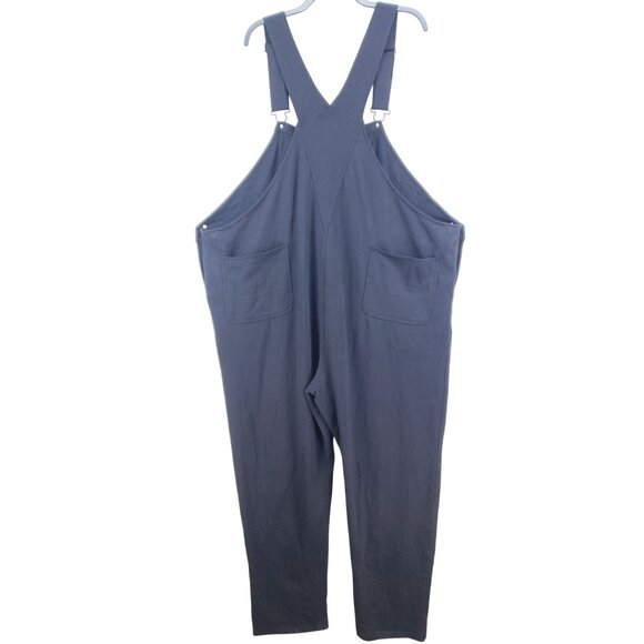 King Size Mens 3XL Tall Black Fleece Bib Overalls Stretch - Picture 2 of 10